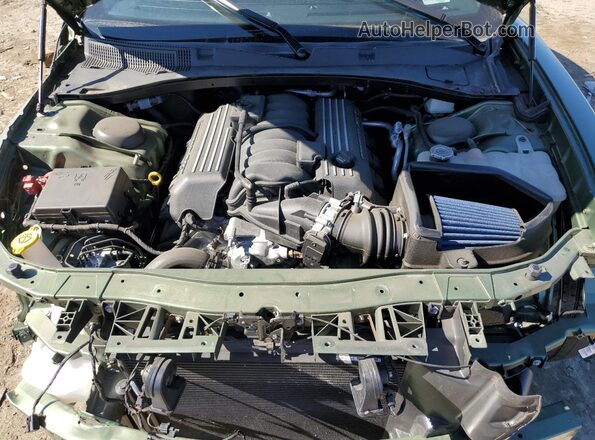 2C3CDXGJ7PH584397 2023 DODGE CHARGER Green Вид задньої частини салону