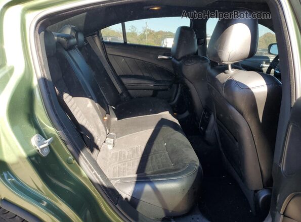 2C3CDXGJ7PH584397 2023 DODGE CHARGER Green Вид задніх сидінь