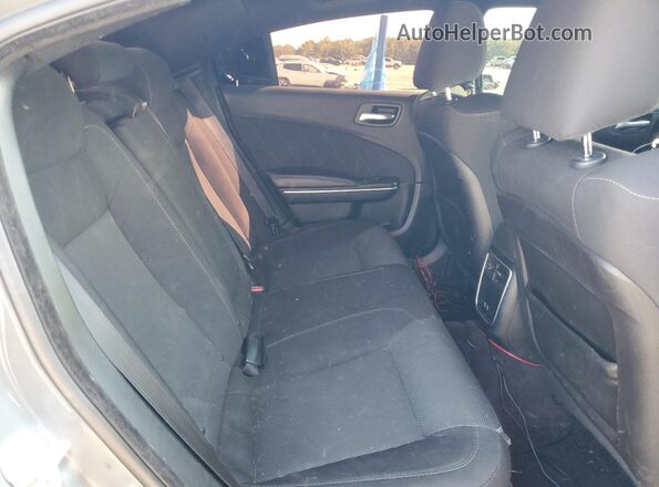 2C3CDXGJ8JH281457 2018 DODGE CHARGER Gray Rear seats view