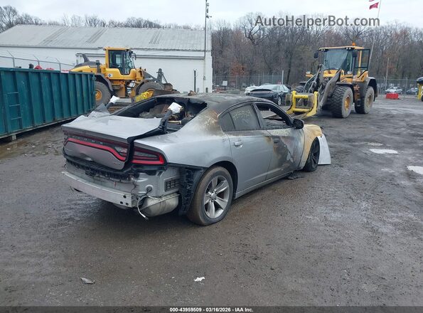2C3CDXHG1JH169148 2018 DODGE CHARGER Серый Задняя правая четверть