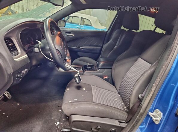 2C3CDXHG4NH227629 2022 DODGE CHARGER Blue Vista interior delantera