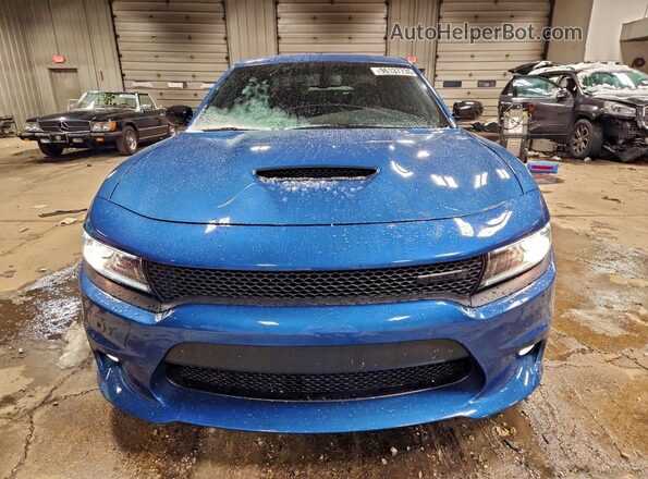 2C3CDXHG4NH227629 2022 DODGE CHARGER Blue Vista frontal