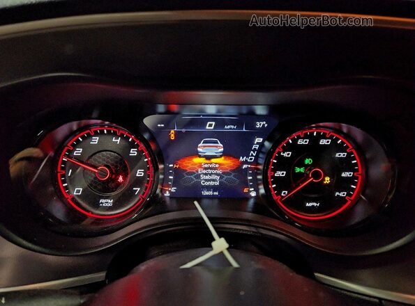 2C3CDXHG4NH227629 2022 DODGE CHARGER Blue Vista del cuadro de instrumentos