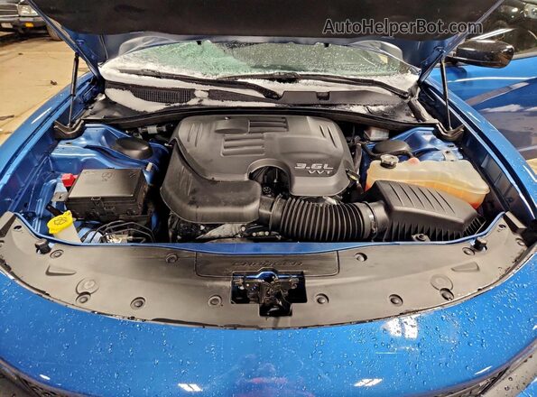 2C3CDXHG4NH227629 2022 DODGE CHARGER Blue Vista interior trasera