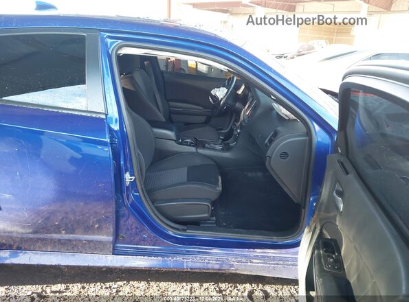 2C3CDXHG7NH198031 2022 DODGE CHARGER Blue Front interior view