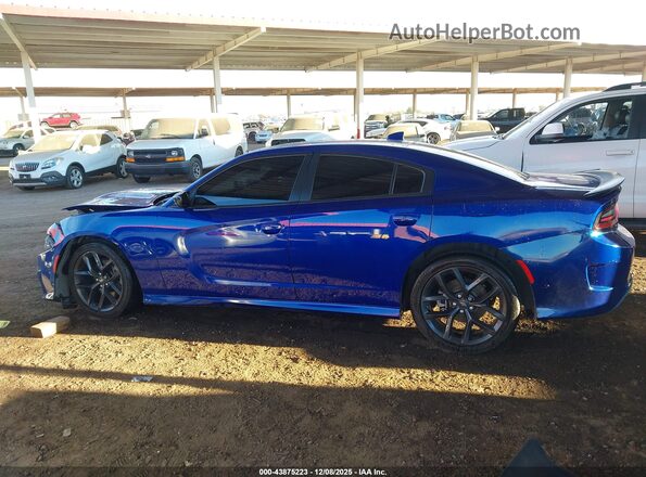 2C3CDXHG7NH198031 2022 DODGE CHARGER Blue 360 interior view