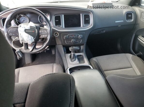 2C3CDXJG2NH184256 2022 DODGE CHARGER Blue Widok deski rozdzielczej