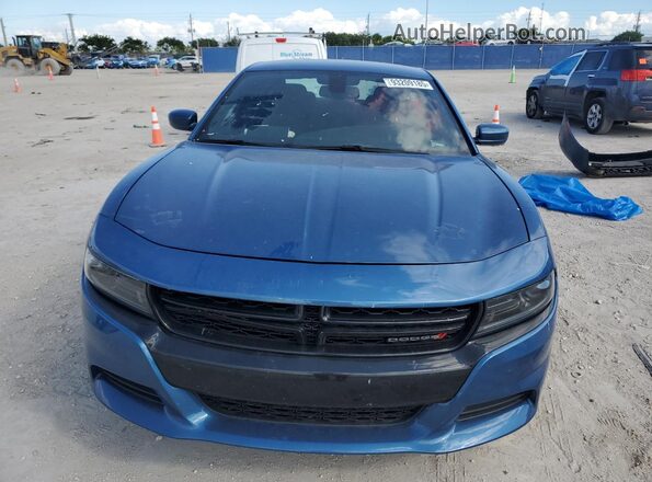 2C3CDXJG2NH184256 2022 DODGE CHARGER Blue Widok z przodu