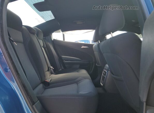 2C3CDXJG2NH184256 2022 DODGE CHARGER Blue Widok tylnych siedzeń