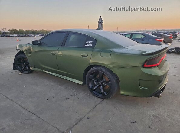 2C3CDXL90JH254202 2018 DODGE CHARGER Green უკანა მარცხენა