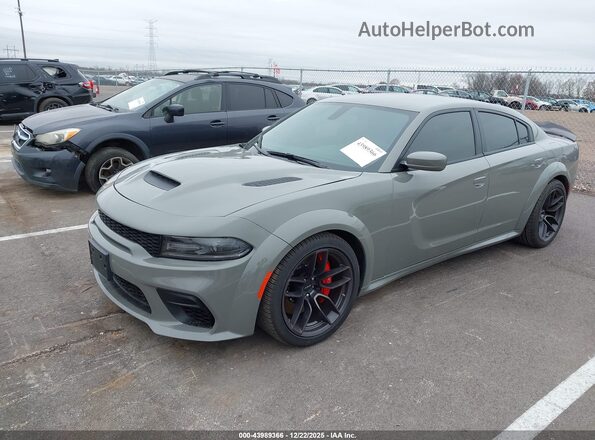 2C3CDXL94PH626231 2023 DODGE CHARGER Gray Vista tres cuartos delantera izquierda