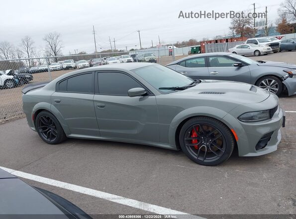 2C3CDXL94PH626231 2023 DODGE CHARGER Gray Vista interior trasera