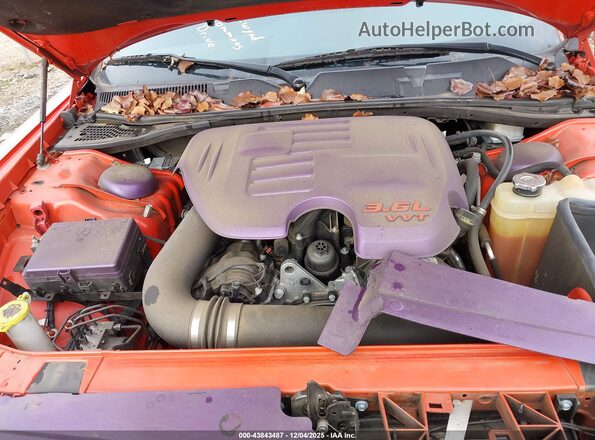 2C3CDZAG0LH105899 2020 DODGE CHALLENGER Orange Vista trasera