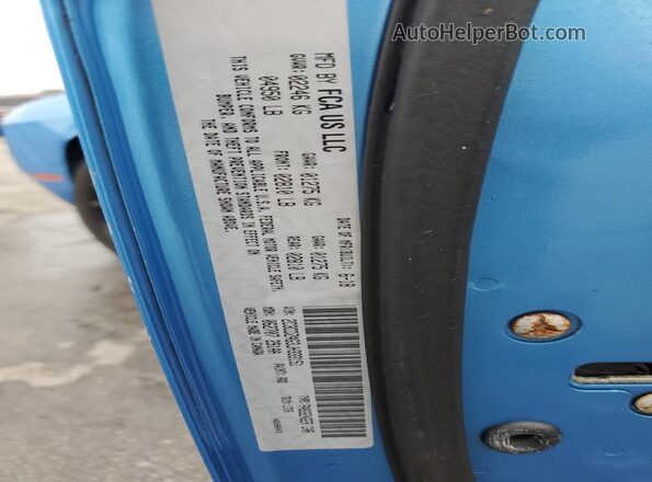 2C3CDZAG3JH333151 2018 DODGE CHALLENGER Blue 