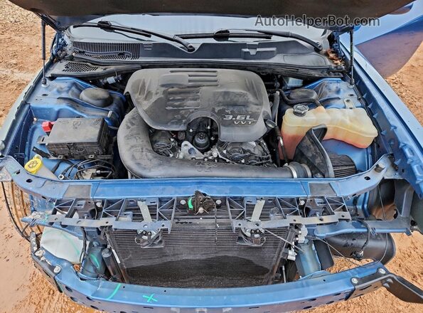 2C3CDZAG3NH144019 2022 DODGE CHALLENGER Blue 