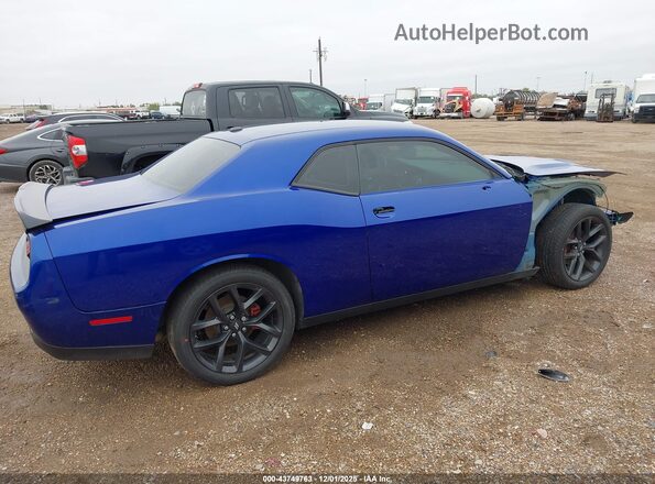2C3CDZAG7NH151636 2022 DODGE CHALLENGER Blue 360 interior view