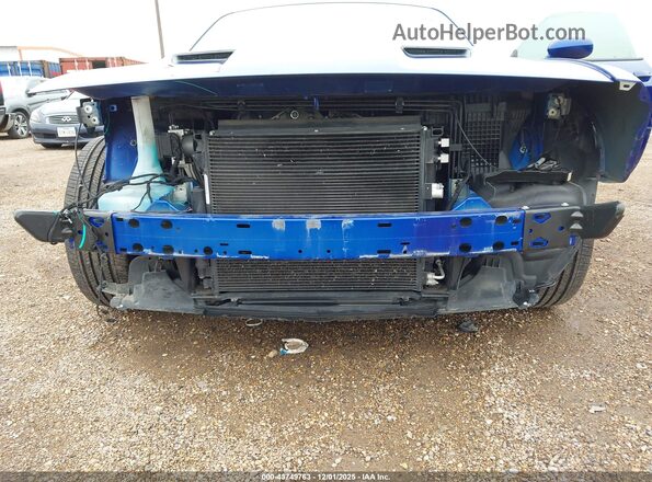 2C3CDZAG7NH151636 2022 DODGE CHALLENGER Blue Front view