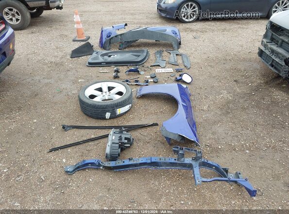 2C3CDZAG7NH151636 2022 DODGE CHALLENGER Blue Instrument cluster view