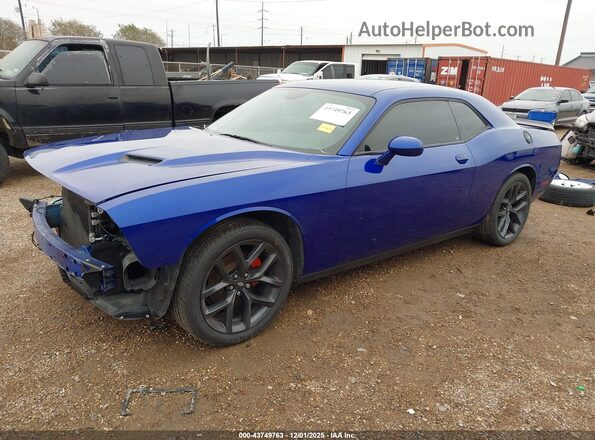 2C3CDZAG7NH151636 2022 DODGE CHALLENGER Blue Front left