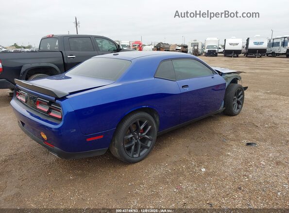 2C3CDZAG7NH151636 2022 DODGE CHALLENGER Blue Rear right