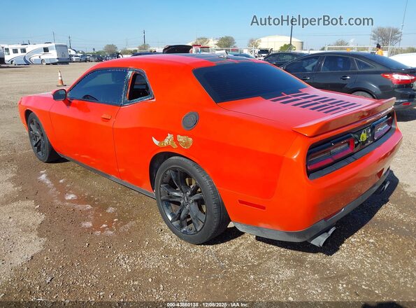 2C3CDZAG8HH558255 2017 DODGE CHALLENGER Orange Հետևի ձախ