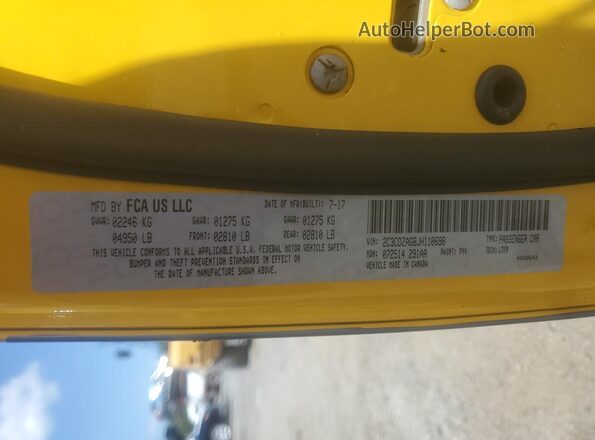 2C3CDZAG8JH110698 2018 DODGE CHALLENGER Two Tone 