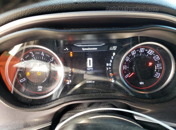 2C3CDZAGXLH214483 2020 DODGE CHALLENGER Black Vista del cuadro de instrumentos