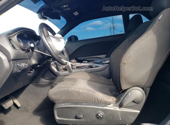 2C3CDZAGXLH214483 2020 DODGE CHALLENGER Black Vista interior delantera