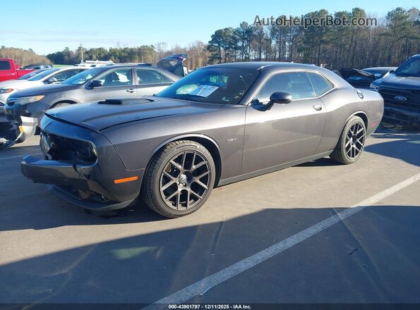 2C3CDZBT1GH202045 2016 DODGE CHALLENGER Gray Առջևի ձախ երեք քառորդ տեսարան