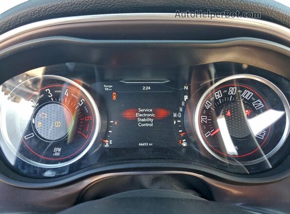 2C3CDZBT3NH124770 2022 DODGE CHALLENGER Серый Вид щитка приборов