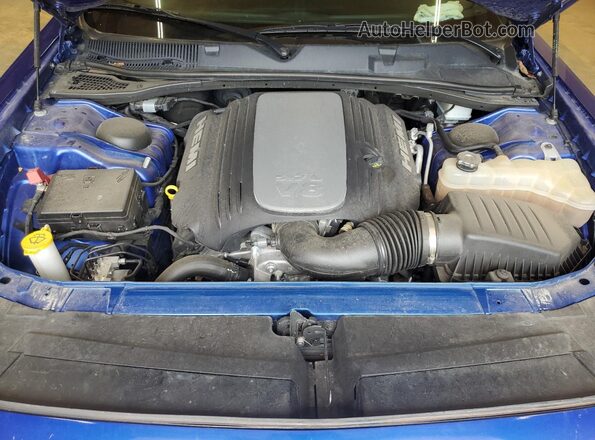 2C3CDZBT3NH230782 2022 DODGE CHALLENGER Blue Vista interior trasera