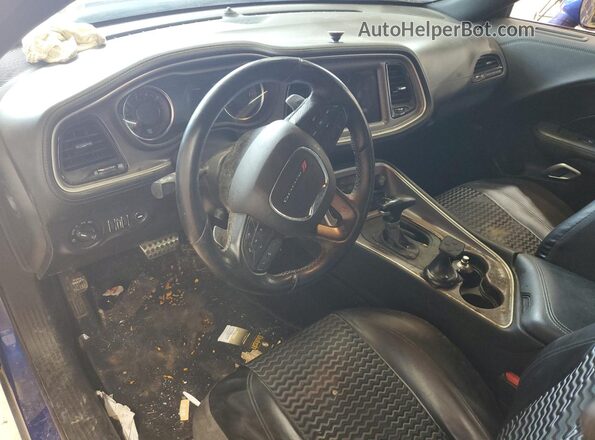 2C3CDZBT3NH230782 2022 DODGE CHALLENGER Blue Vista del salpicadero