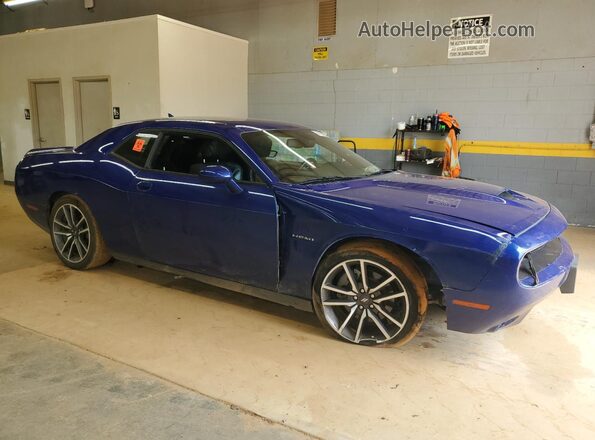 2C3CDZBT3NH230782 2022 DODGE CHALLENGER Blue Delantero derecho