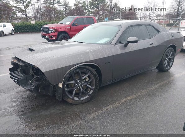 2C3CDZBT5PH655018 2023 DODGE CHALLENGER Gray წინა მარცხენა ხედი სამი მეოთხედიდან