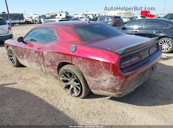 2C3CDZBT6NH132510 2022 DODGE CHALLENGER Maroon Задня ліва чверть