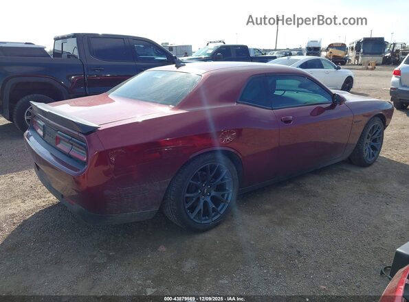 2C3CDZBT6NH132510 2022 DODGE CHALLENGER Maroon Задня права чверть