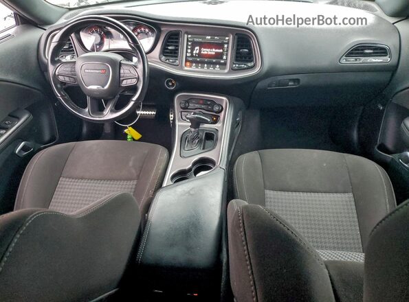 2C3CDZBT8NH155772 2022 DODGE CHALLENGER Gray Вид панелі приладів