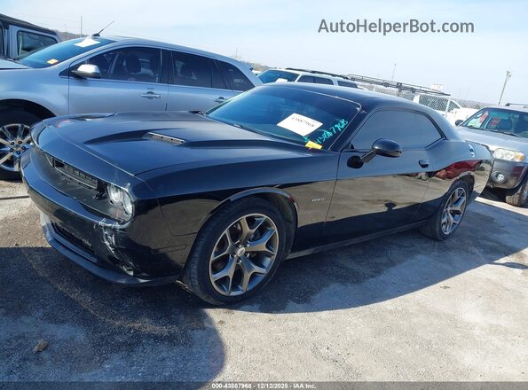 2C3CDZBTXHH572606 2017 DODGE CHALLENGER Черный Передняя левая четверть