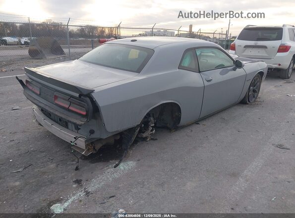 2C3CDZBTXNH234196 2022 DODGE CHALLENGER Gray Задня права чверть