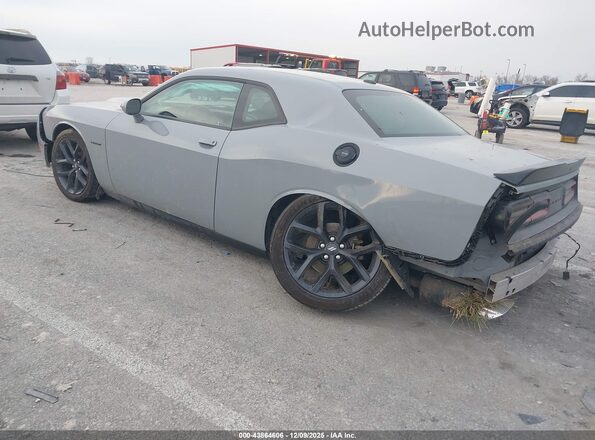 2C3CDZBTXNH234196 2022 DODGE CHALLENGER Gray Задня ліва чверть