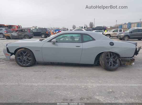 2C3CDZBTXNH234196 2022 DODGE CHALLENGER Gray Вид задньої частини салону