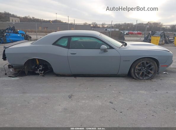 2C3CDZBTXNH234196 2022 DODGE CHALLENGER Gray Вид щитка приладів