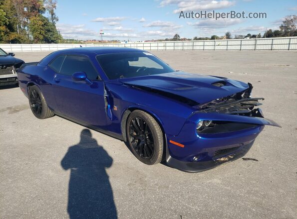 2C3CDZFJ0LH198430 2020 DODGE CHALLENGER Blue Przód prawy