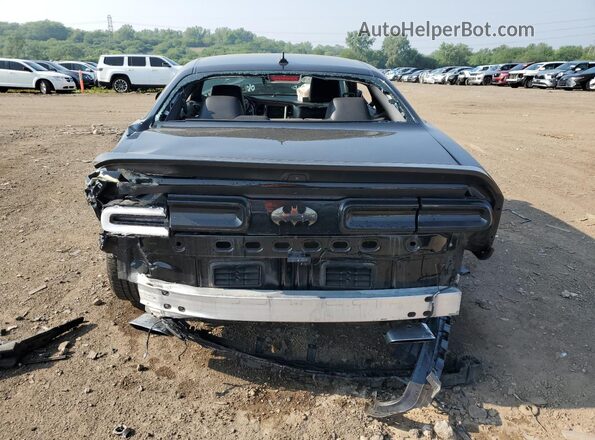 2C3CDZFJ2LH203594 2020 DODGE CHALLENGER Black Widok z tyłu