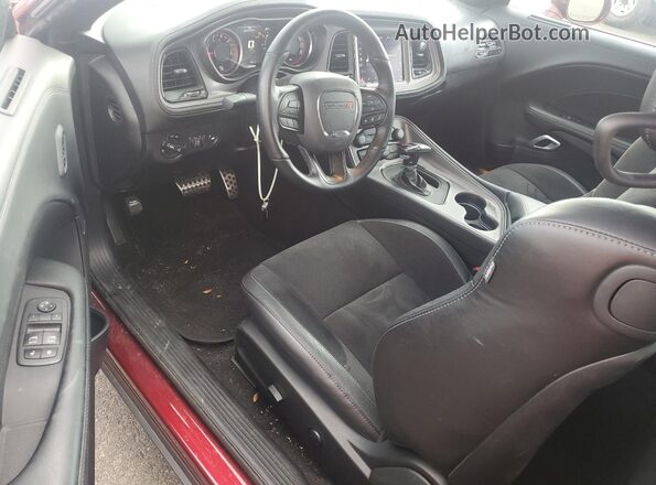 2C3CDZFJ2PH654563 2023 DODGE CHALLENGER Maroon წინა პანელის ხედი