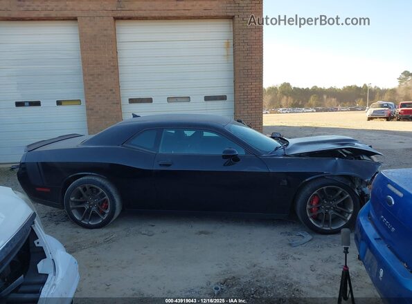 2C3CDZFJ6MH655081 2021 DODGE CHALLENGER Black უკანა სალონის ხედი