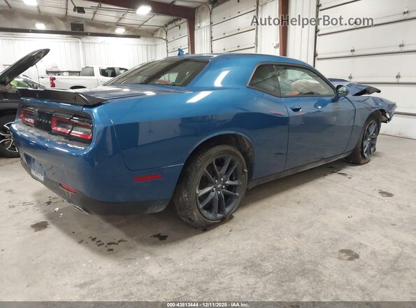2C3CDZGGXPH696627 2023 DODGE CHALLENGER Blue Հետևի աջ