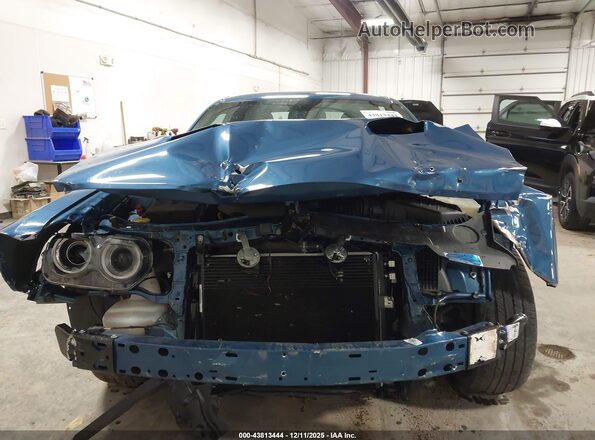 2C3CDZGGXPH696627 2023 DODGE CHALLENGER Blue Դիմացի տեսք