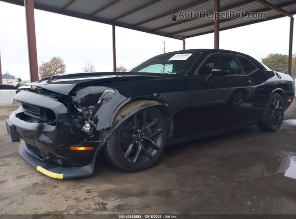 2C3CDZJG0LH113775 2020 DODGE CHALLENGER Black წინა მარცხენა ხედი სამი მეოთხედიდან
