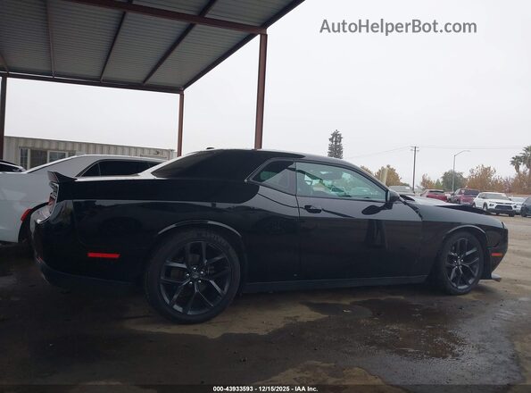 2C3CDZJG0LH113775 2020 DODGE CHALLENGER Black უკანა სალონის ხედი